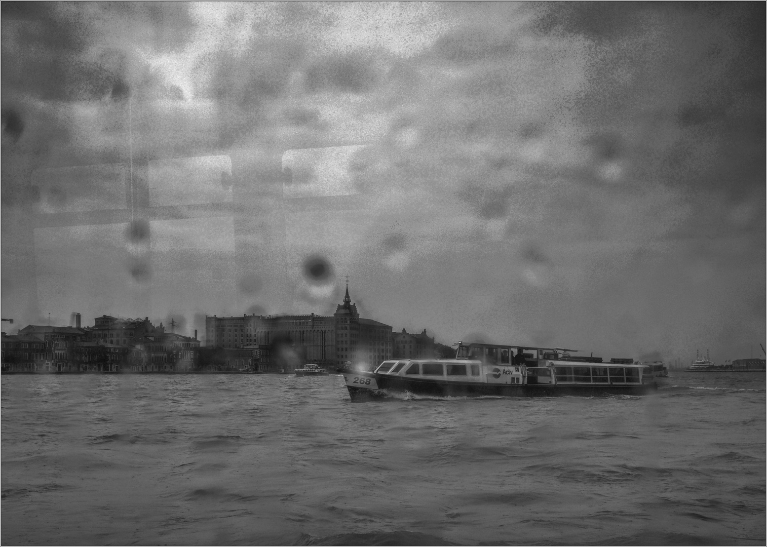 Rain in Venice.