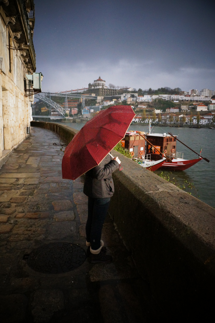 Rain on the Rio Douro