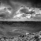 Rain over Barringer Crater (7f-Pano)