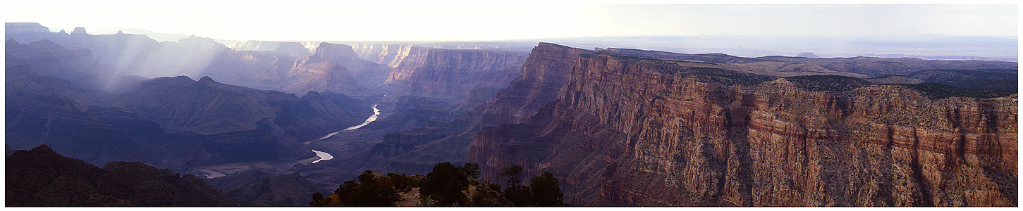 Rain over Grand Canyon