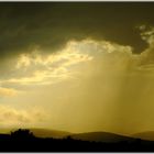 Rain over mountains.