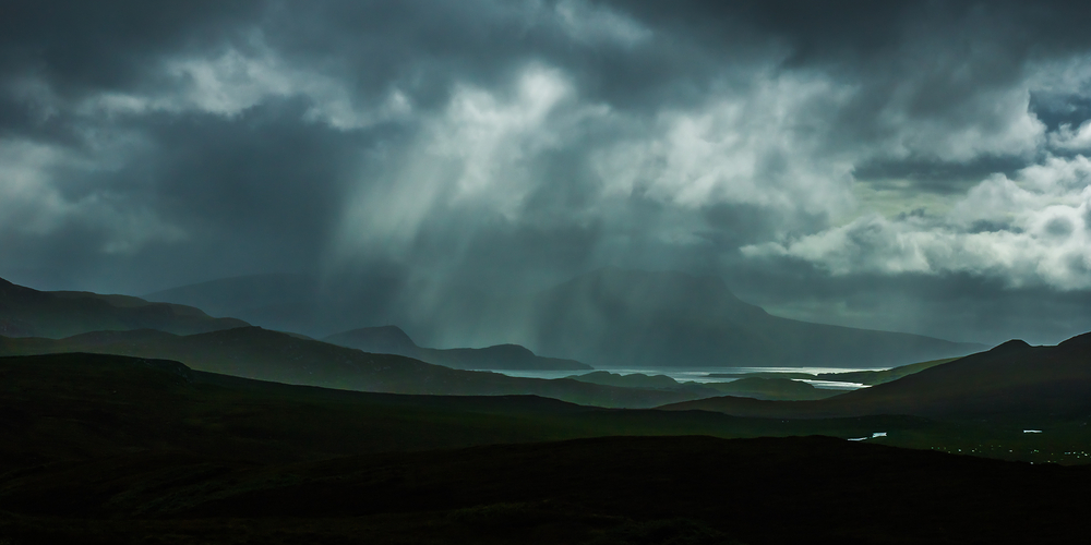 Rain over Scotland