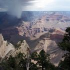 Rain over the canyon