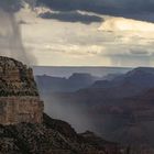 rain over the grand canyon