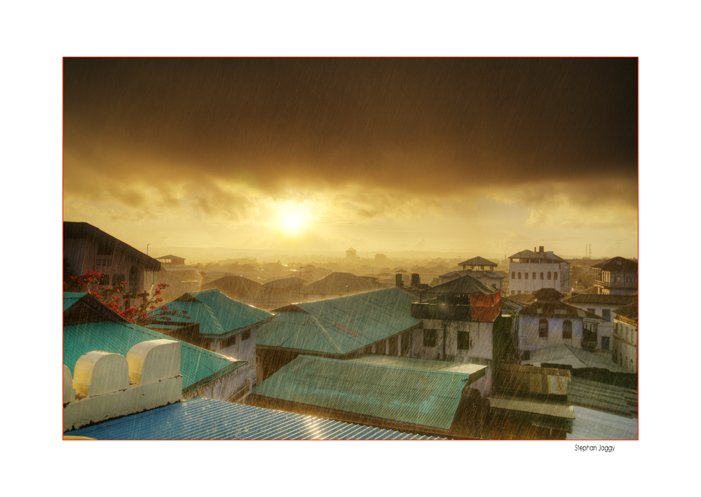 Rain over Zanzibar (Stone Town)