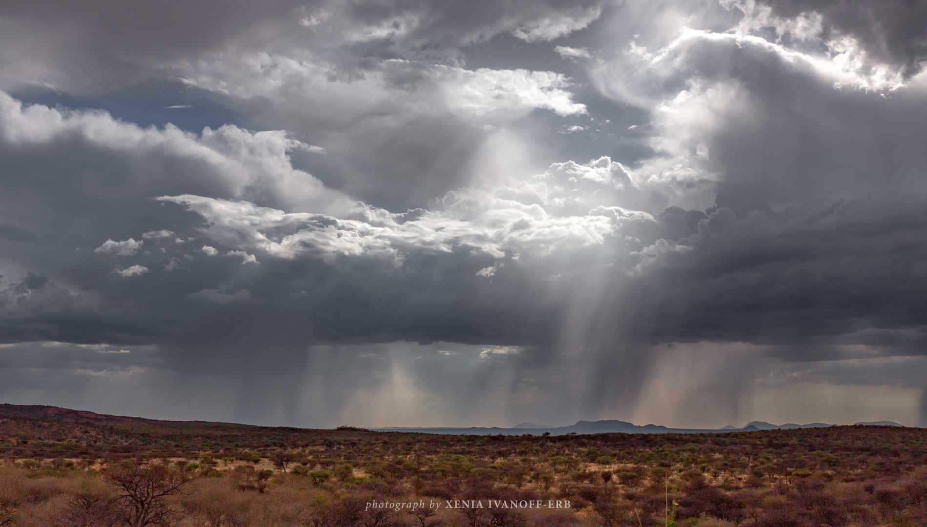 Rain Storm in the Namib Desert