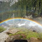 Rainbow at Mist Trail in Yosemite National Park