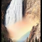 Rainbow below Lower Falls