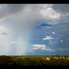 Rainbow Breaks Through The Clowds