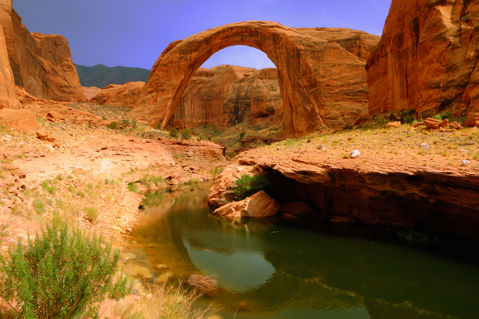 Rainbow Bridge spiegelbildlich