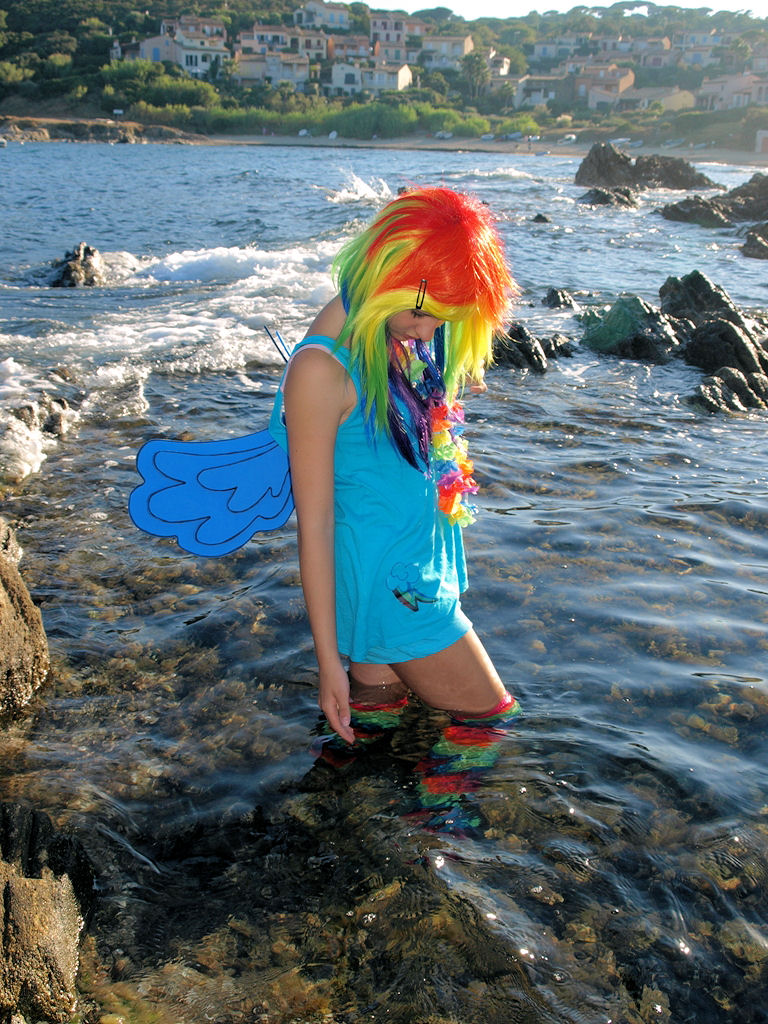 Rainbow - Dash - Shooting auf den Klippen von St. Tropez I