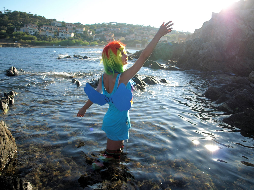 Rainbow - Dash - Shooting auf den Klippen von St. Tropez II