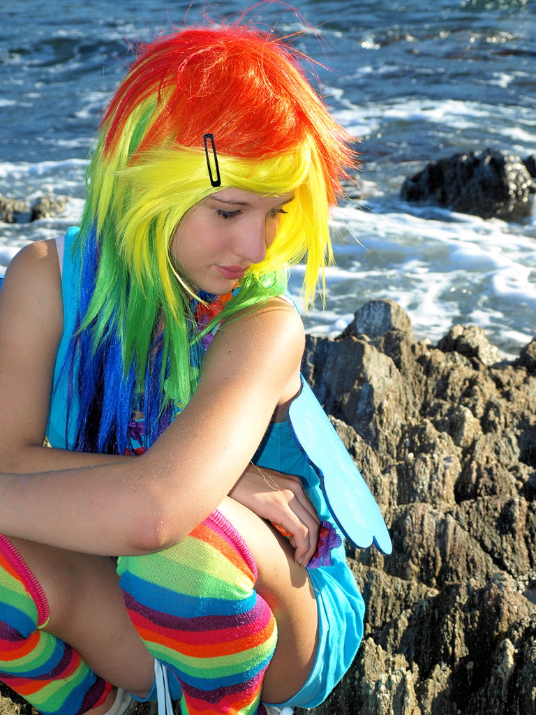 Rainbow - Dash - Shooting auf den Klippen von St. Tropez III