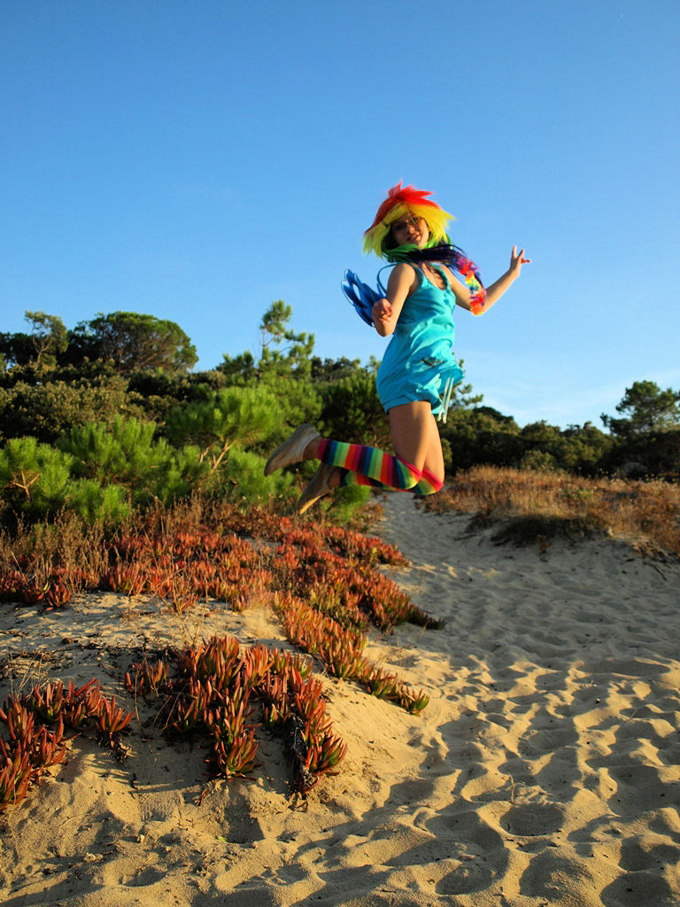 Rainbow - Dash - Shooting auf den Klippen von St. Tropez V