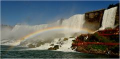 Rainbow in Front of the Niagra Falls