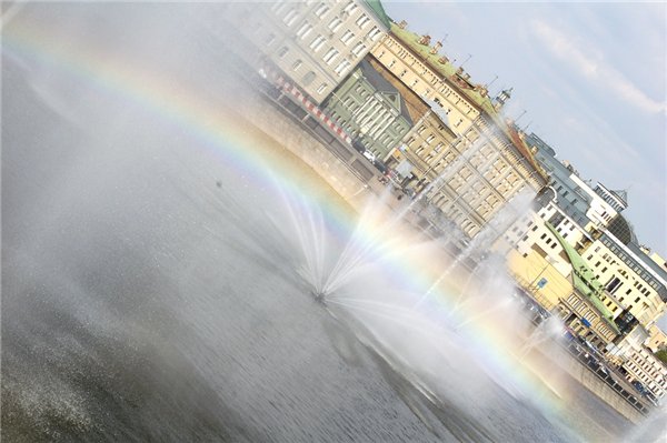 Rainbow in Moscow