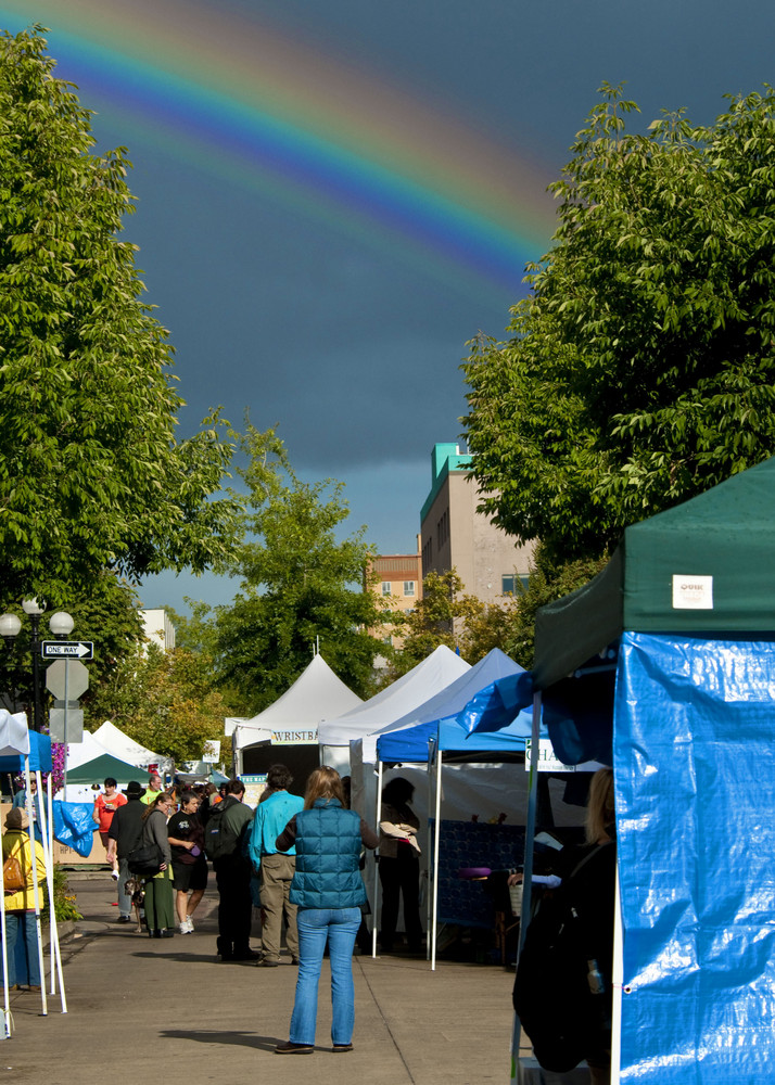 Rainbow in Oregon.