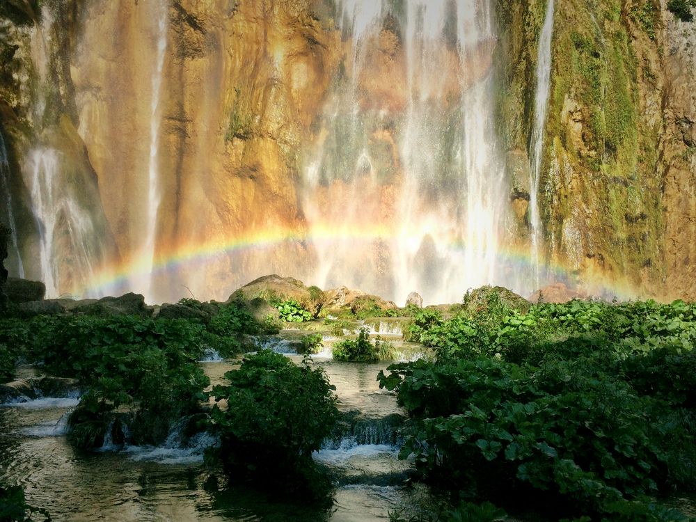 Rainbow in Plitvice #2