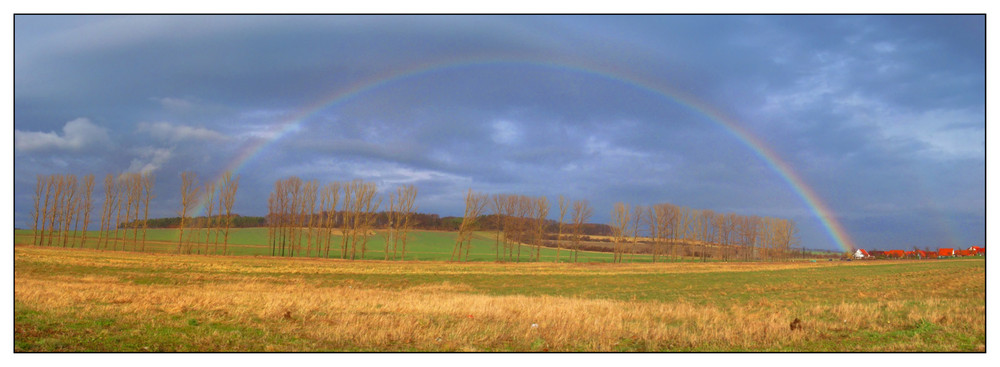 rainbow in the ski (180 grad)