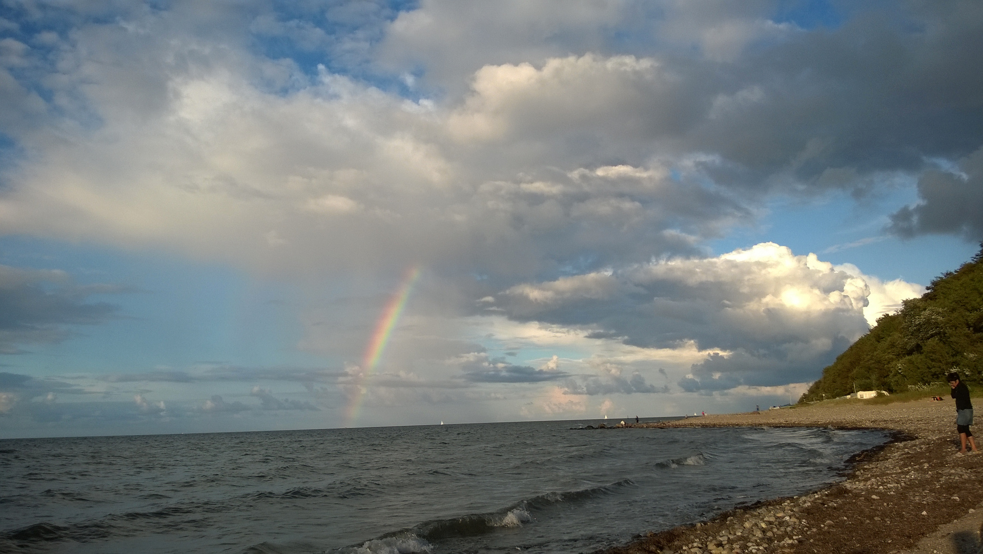 Rainbow in the sky