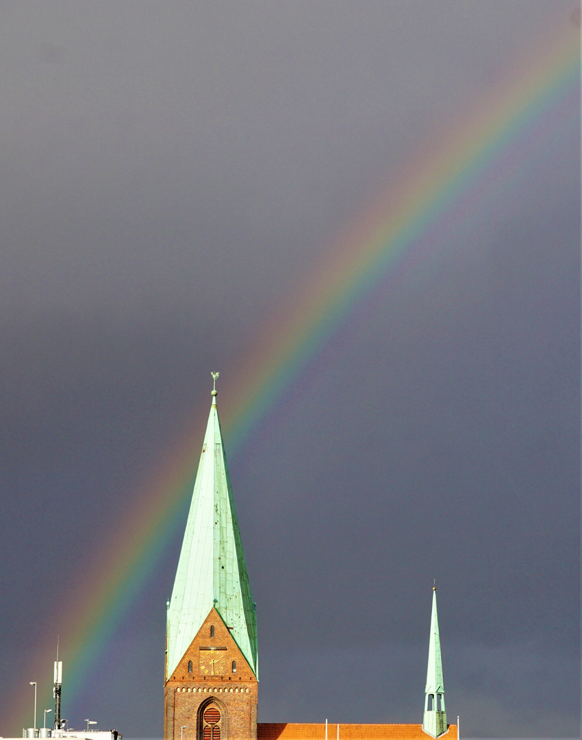 Rainbow in the sky