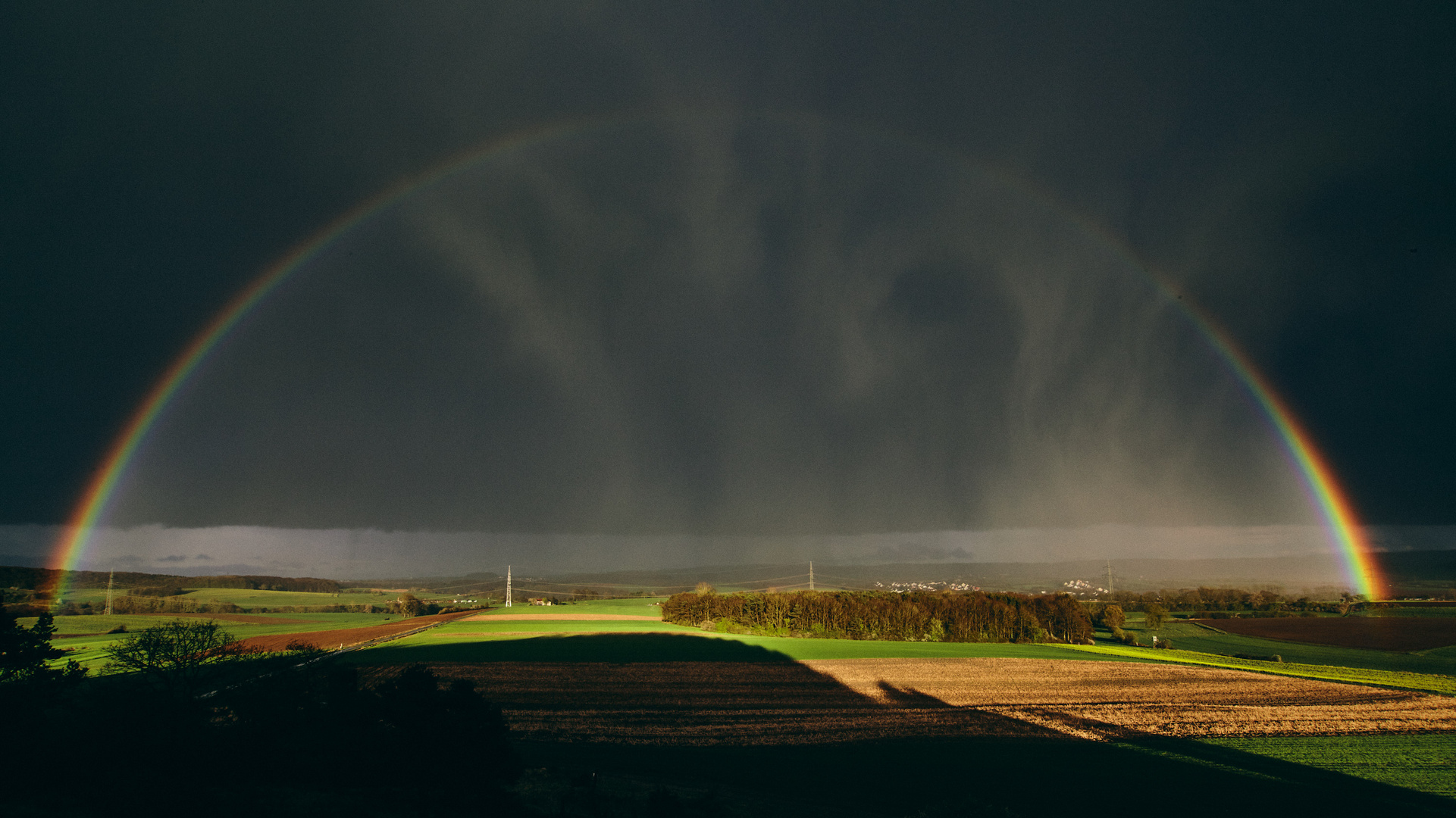 Rainbow in the sky