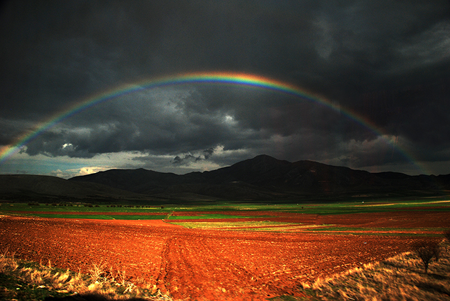 Rainbow in Turky
