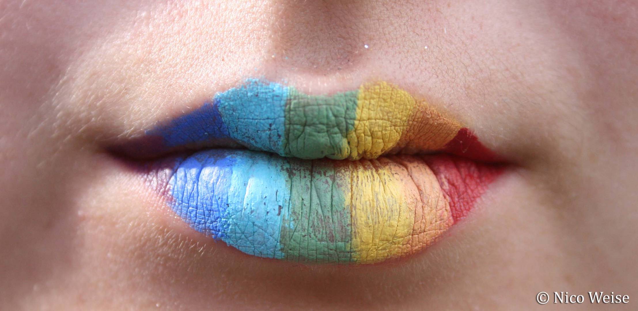 Rainbow lips 