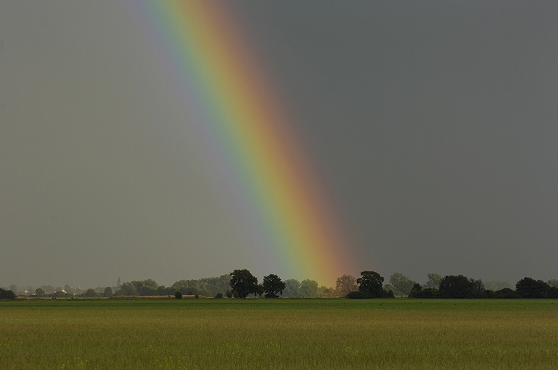 rainbow on earth