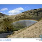 rainbow on iceland