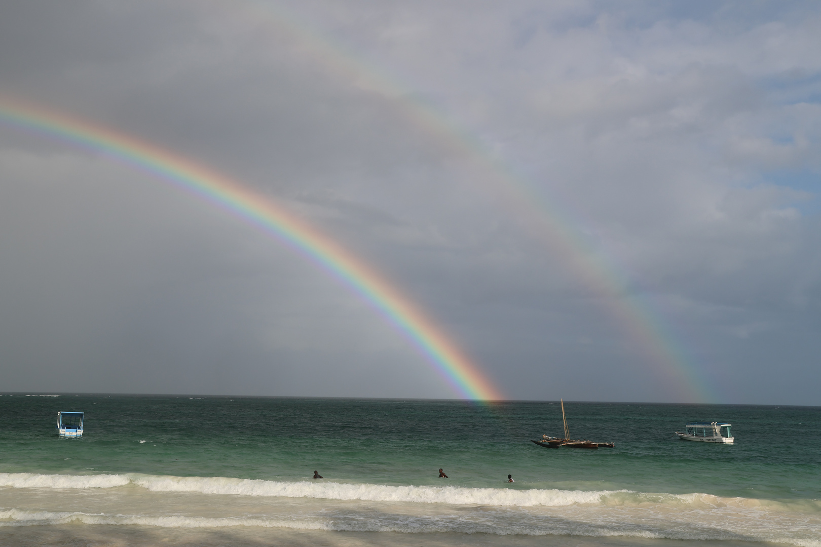 Rainbow on the beach