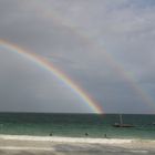 Rainbow on the beach