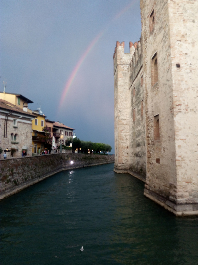 Rainbow on the lake