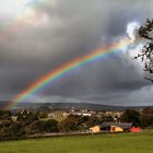 Rainbow over Edgworth, Lancashire.