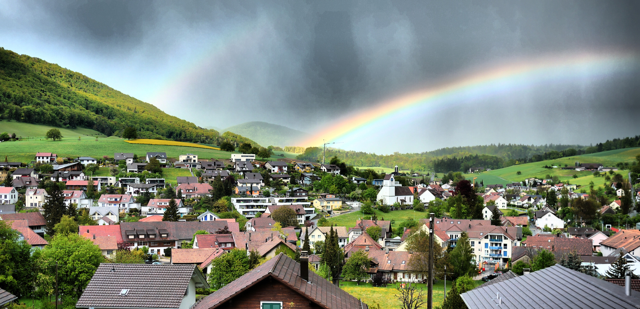 Rainbow over Erlinsbach