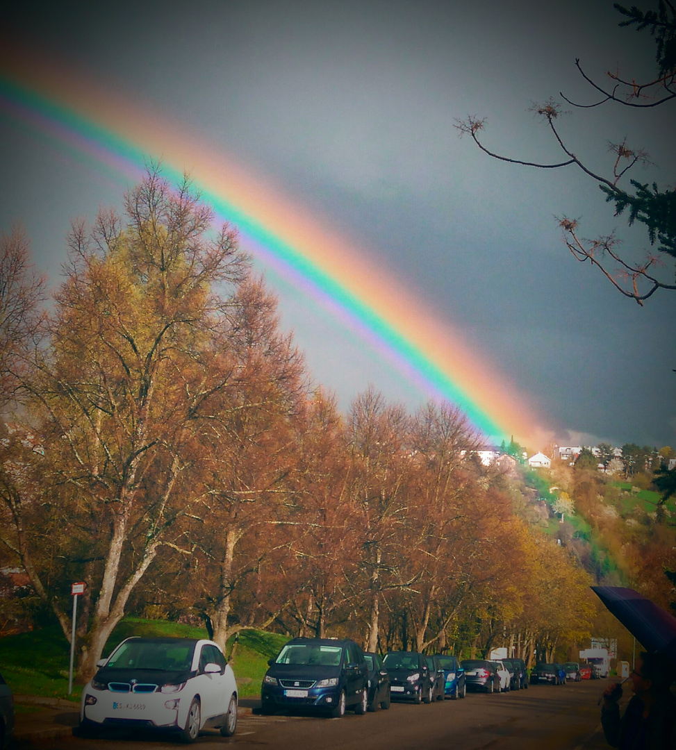 Rainbow over Esslingen 