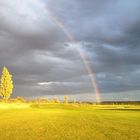 Rainbow Over Golf Course