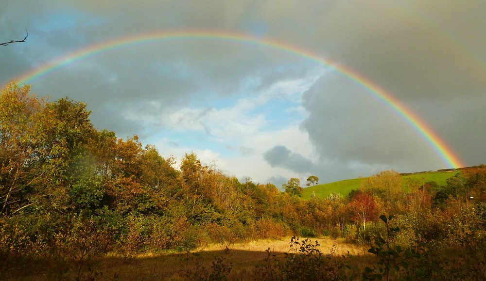 Rainbow over Llantristant 1