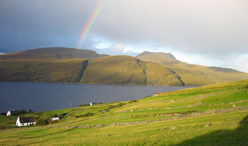 ...rainbow over Loch Broom...