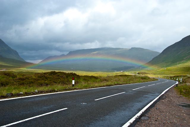 Rainbow over Scotland