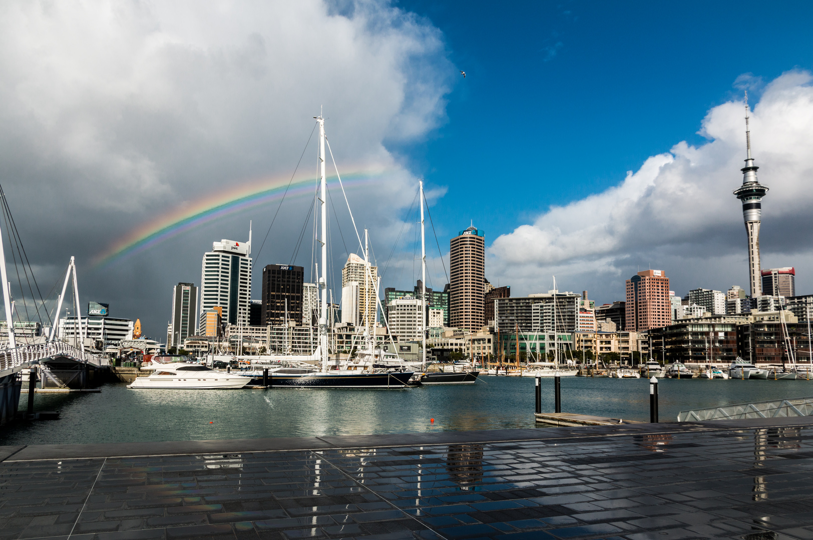 Rainbow over Sky City