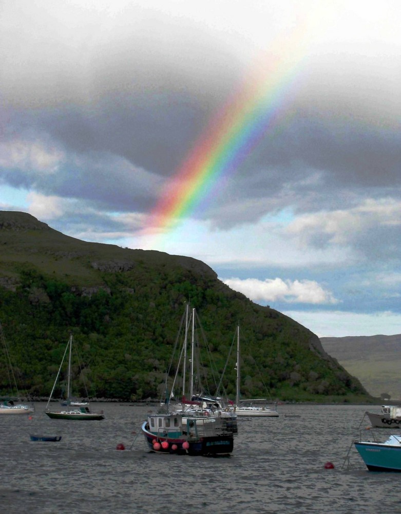 Rainbow over Skye