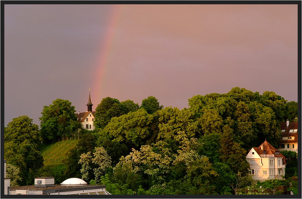 Rainbow over the Church