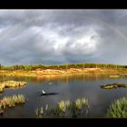 Rainbow over the lake