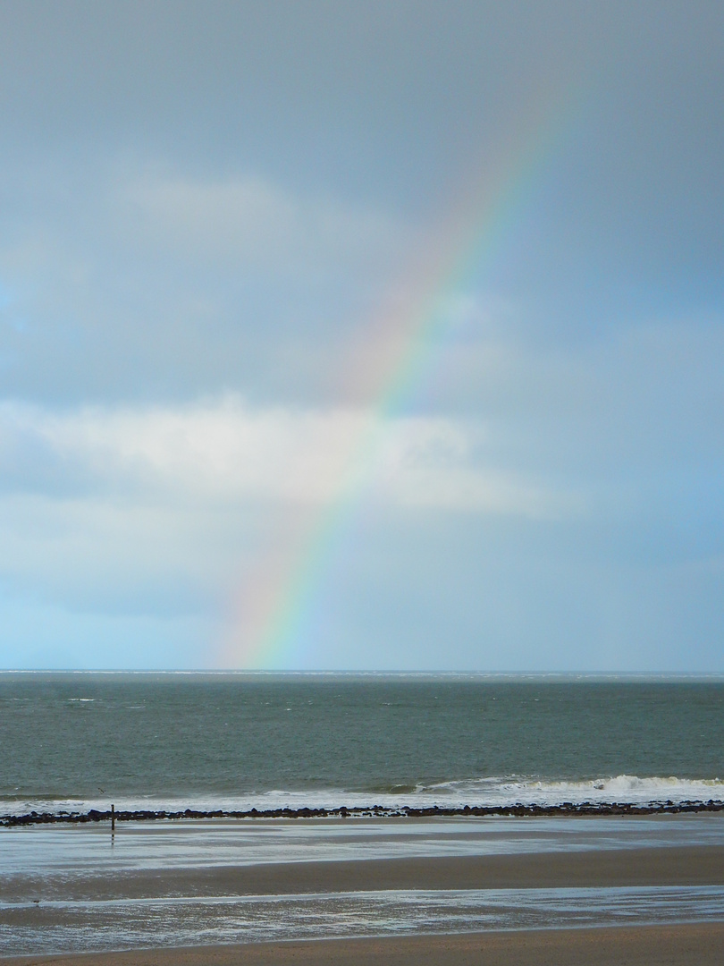 Rainbow over the North Sea