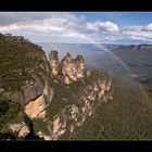 Rainbow over the three Sisters