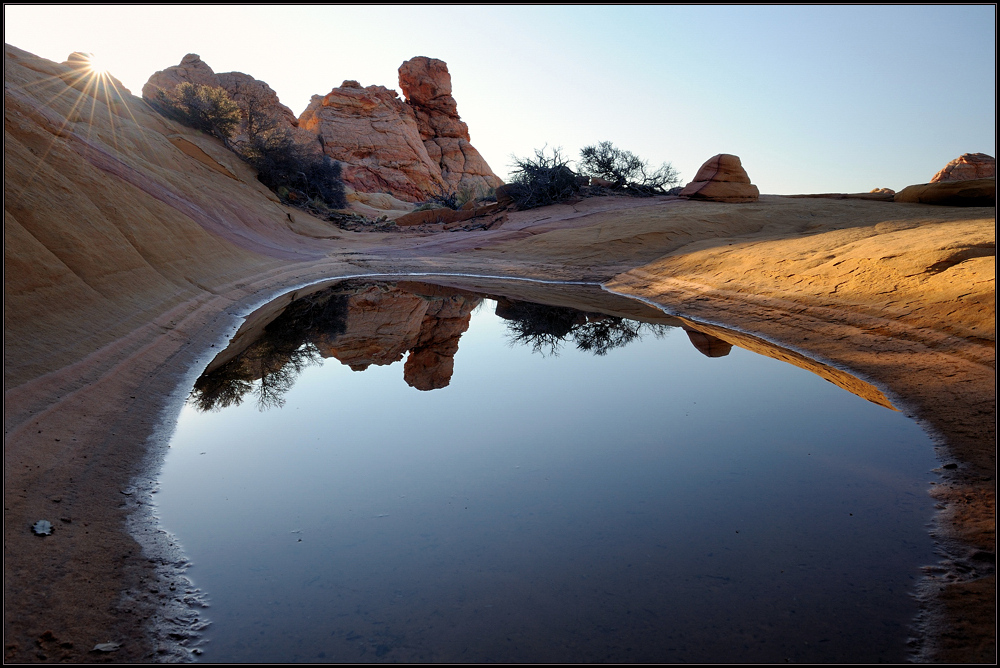 *rainbow plateau reflections*