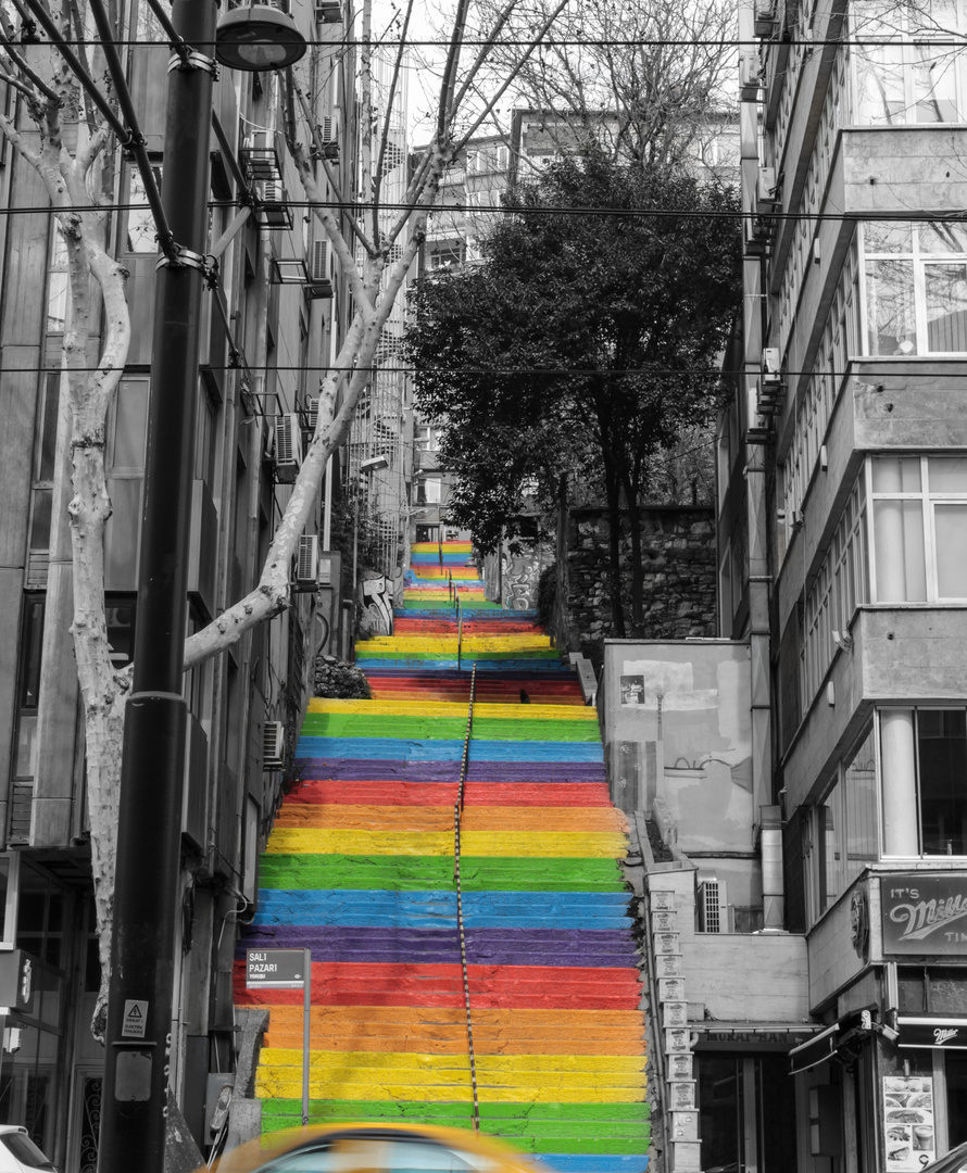 rainbow stairway