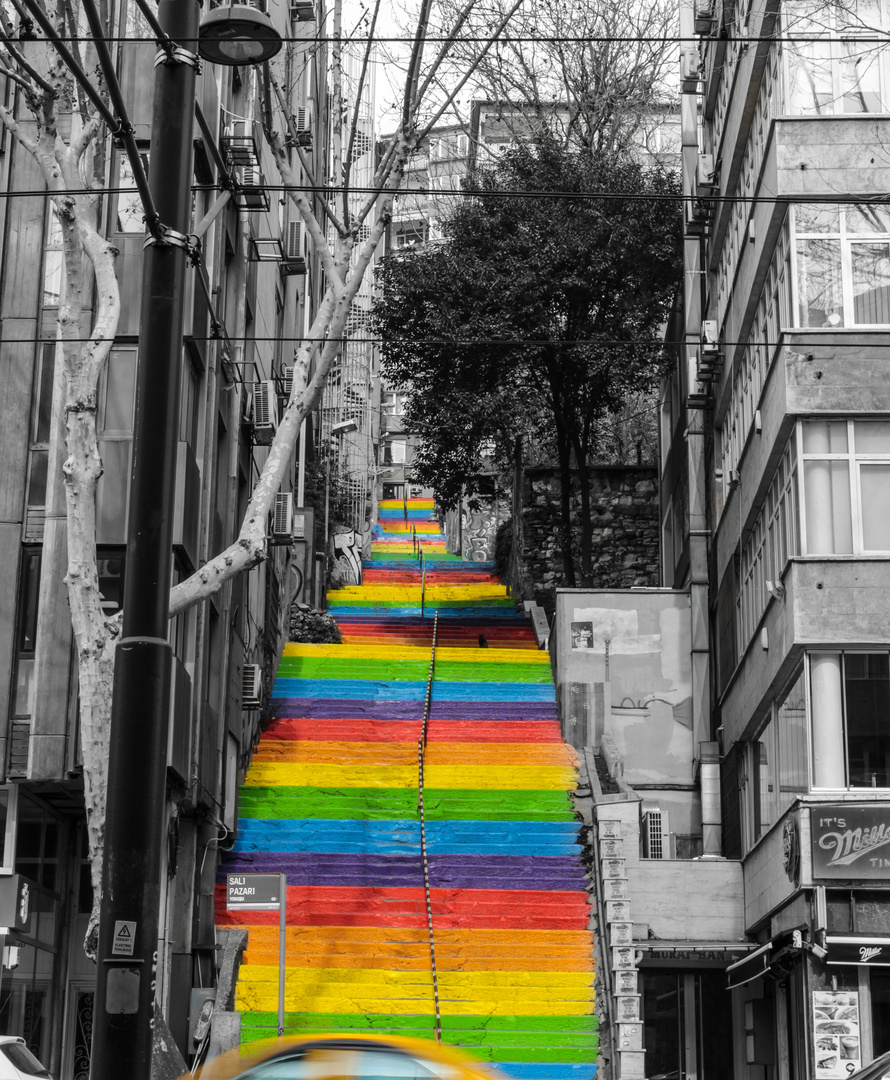 rainbow stairway