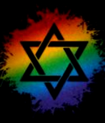 Rainbow Star of David Ikon